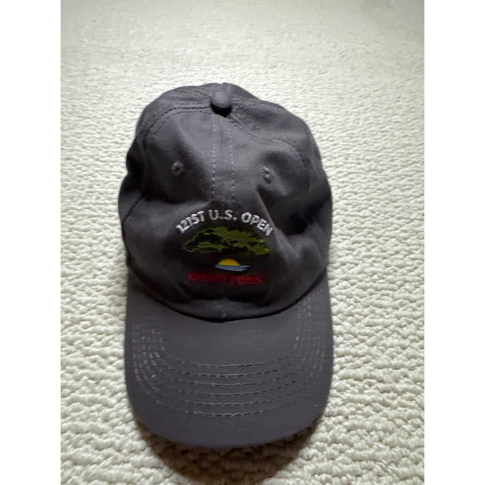 USGA 121st U.S. Open Torrey Pines Hat Grey Adjustable USGA Member Golf Cap OSFM